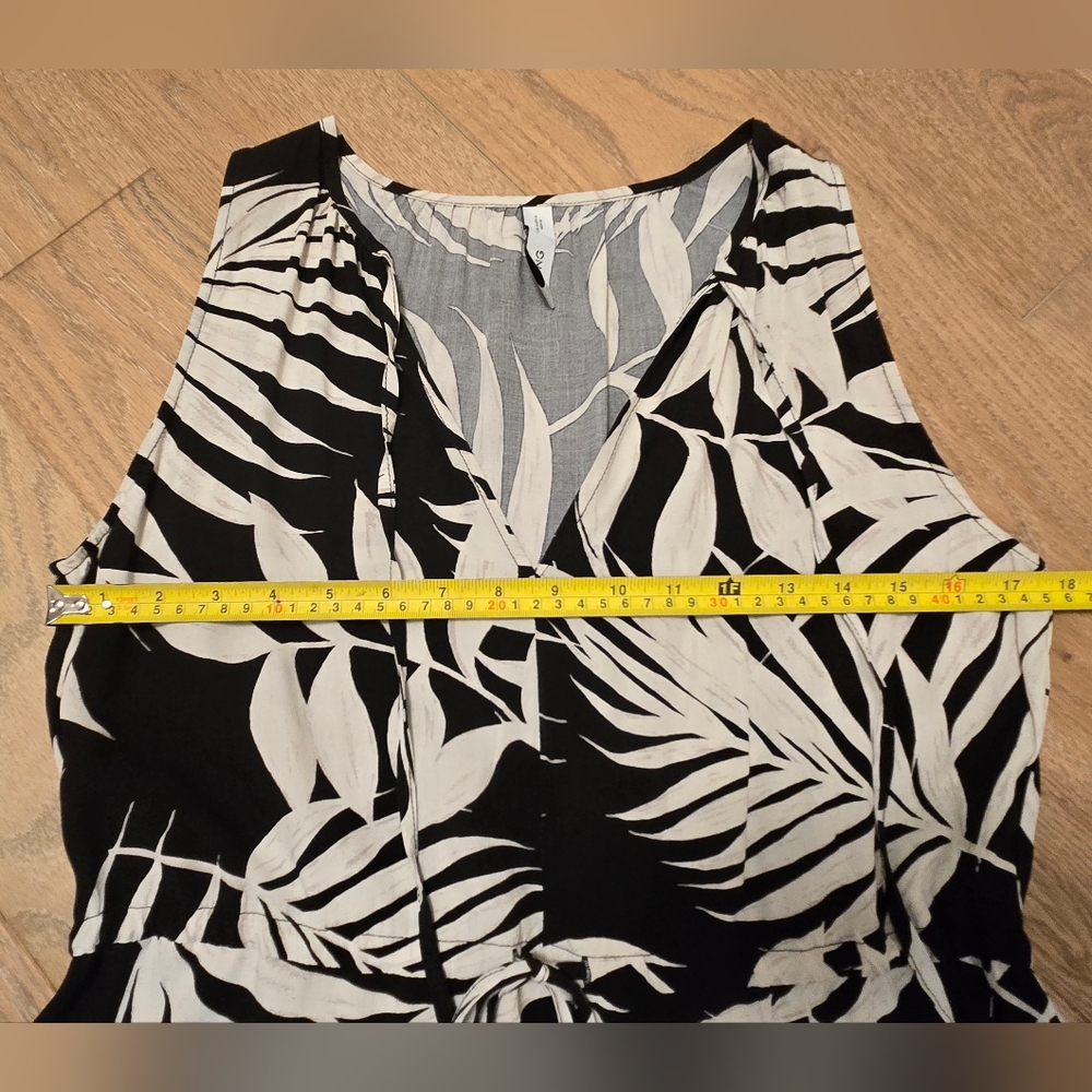 Mango Black and White Maxi Dress - Picture 5 of 10